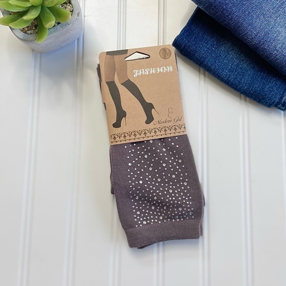 Accessories - Crystal Sprinkle Knee High Socks